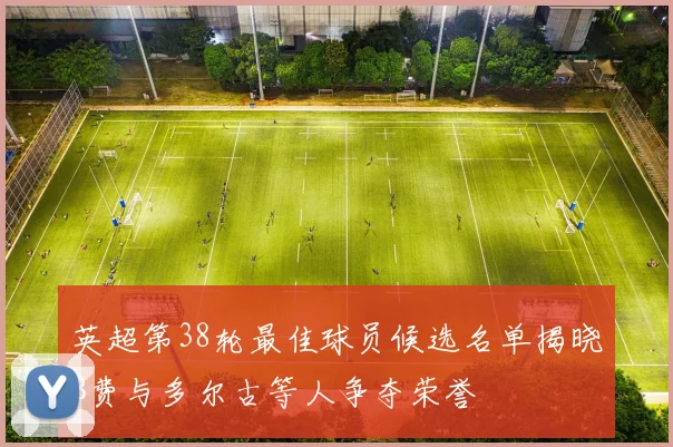 英超第38轮最佳球员候选名单揭晓B费与多尔古等人争夺荣誉